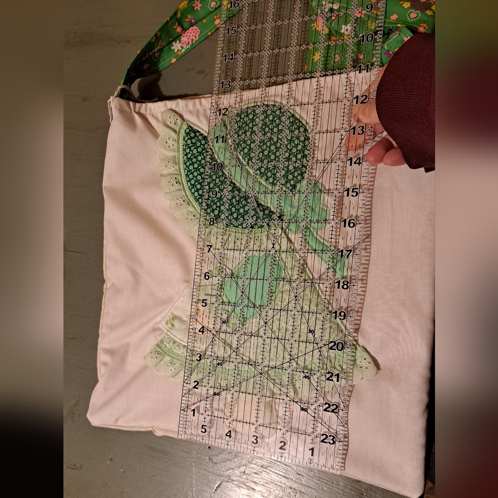 Holly Hobbie And Friends Tote Bag Vintage Lined Crossbody Strap - Picture 4 of 5